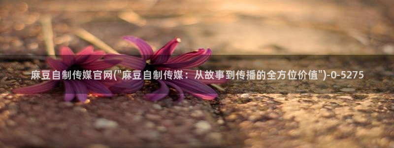 麻豆传媒影视官网入口：麻豆自制传媒官网(\